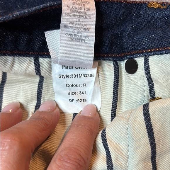 👖🔥 Paul Smith Men's Straight Leg Jeans | Size 34L 🔥👖 - Picture 13 of 15